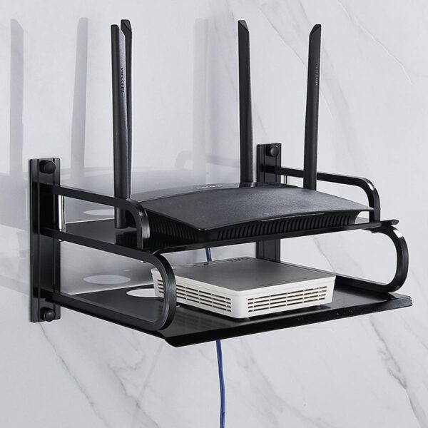 Wall mounted router stand