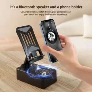 3 in 1 Bluetooth Speaker Phone Stand with Power Bank