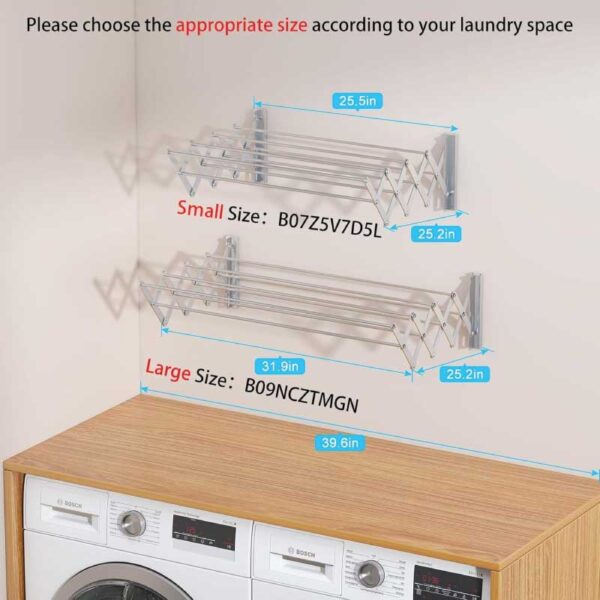 Wall Mounted Clothes Drying Hanger