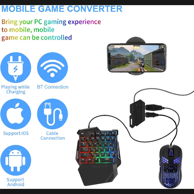 5 in 1 Gaming Keyboard and Mouse Combo-MK500