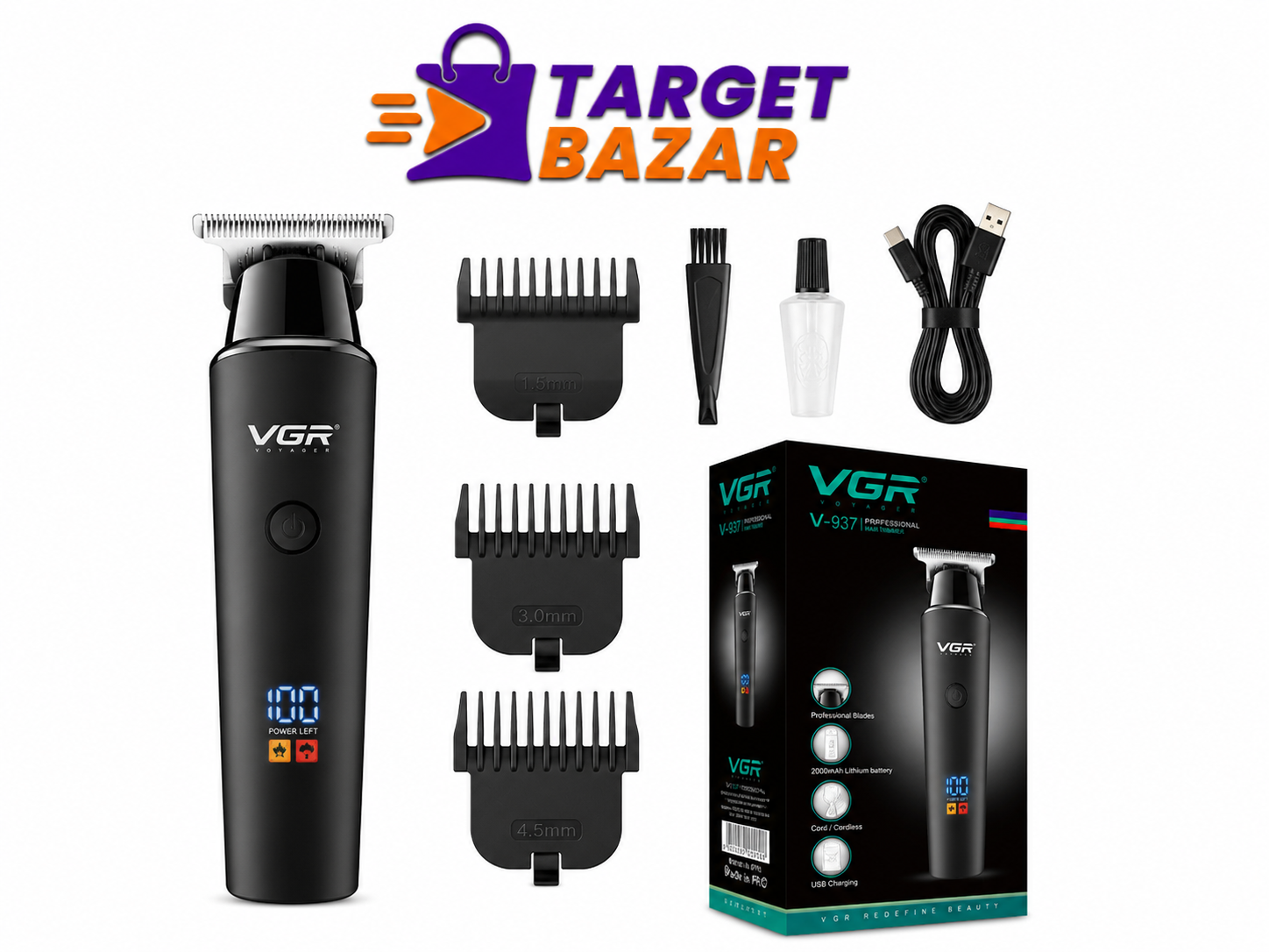VGR V-937 Professional Hair Trimmer