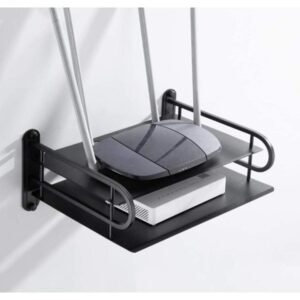 Wall mounted router stand