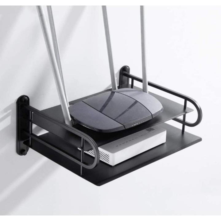 Wall mounted router stand